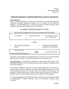 P5000-1 Personnel Procedure Page 1 of 5