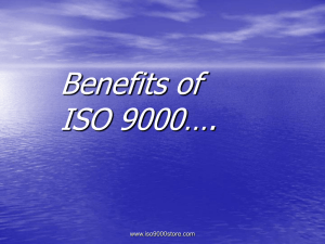 Benefits of ISO 9000…. www.iso9000store.com