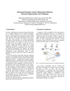 Horizontal Dynamic Cloud Collaboration Platform: Research Opportunities and Challenges
