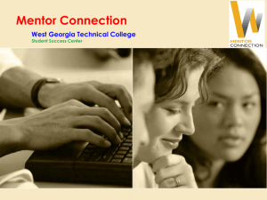 Mentor Connection West Georgia Technical College Student Success Center