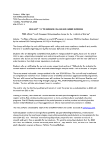Contact:  Mike Light FOR IMMEDIATE RELEASE TCSG Executive Director of Communications
