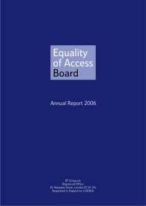 Annual Report 2006 BT Group plc Registered Office: