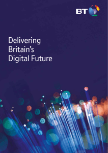 Delivering Britain’s Digital Future