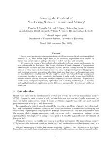 Lowering the Overhead of Nonblocking Software Transactional Memory