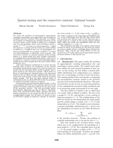 Spatial mixing and the connective constant: Optimal bounds Alistair Sinclair Piyush Srivastava