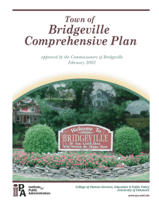 Bridgeville  Comprehensiv e Plan