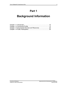 Background Information  Part 1