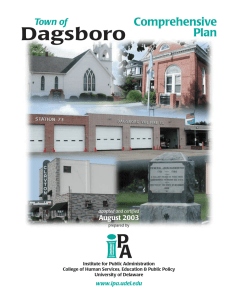 Dagsboro Comprehensive Plan Town of