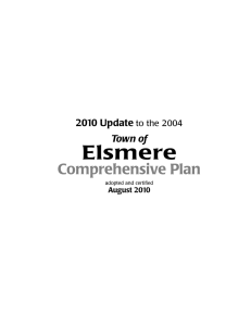 Elsmere Comprehensive Plan 2010 Update Town of