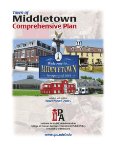 Middletown Comprehensive Plan Town of November 2005