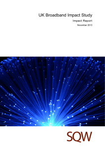 UK Broadband Impact Study Impact Report November 2013