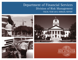 Department of Financial Services Division of Risk Management