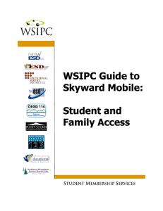WSIPC Guide to Skyward Mobile: Student and