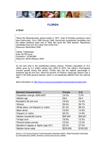 FLORIDA In Brief