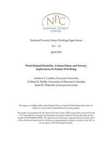 National Poverty Center Working Paper Series #11 – 10 April 2011