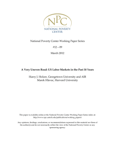 National Poverty Center Working Paper Series #12 – 09 March 2012