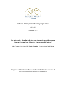 National Poverty Center Working Paper Series #12 – 19 October 2012