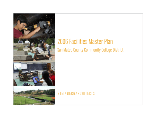 2006 Facilities Master Plan San Mateo County Community College District