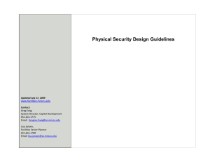 Physical Security Design Guidelines