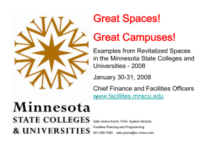 Great Spaces! Great Campuses!