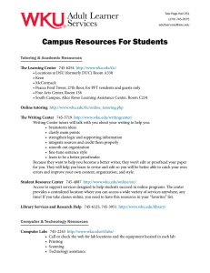 Campus Resources For Students