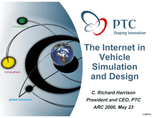 The Internet in Vehicle Simulation and Design