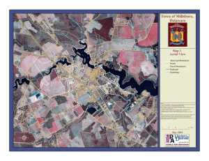 Town of Millsboro, Delaware Map 1. Aerial View