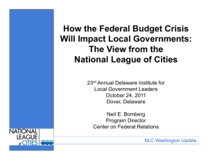 How the Federal Budget Crisis Will Impact Local Governments: