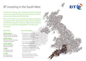 BT investing in the South West