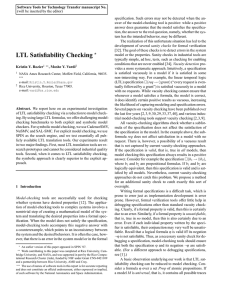 Software Tools for Technology Transfer manuscript No.