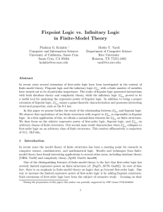 Fixpoint Logic vs. Infinitary Logic in Finite-Model Theory