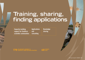 Training, sharing, ﬁnding applications 170 68