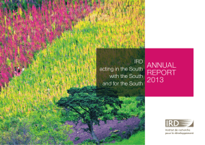 ANNUAL REPORT 2013 IRD