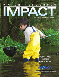 YOUTH AND WATER RESOURCES ­