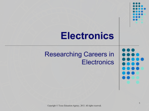 Electronics Researching Careers in 1