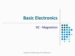 Basic Electronics DC - Magnetism