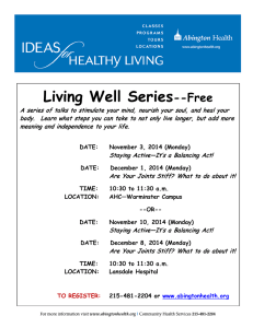 Living Well Series --Free