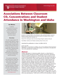 Associations Between Classroom CO Concentrations and Student Attendance in Washington and Idaho