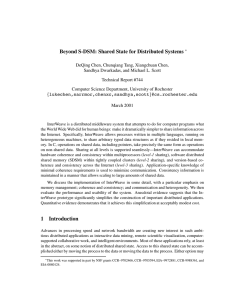 Beyond S-DSM: Shared State for Distributed Systems