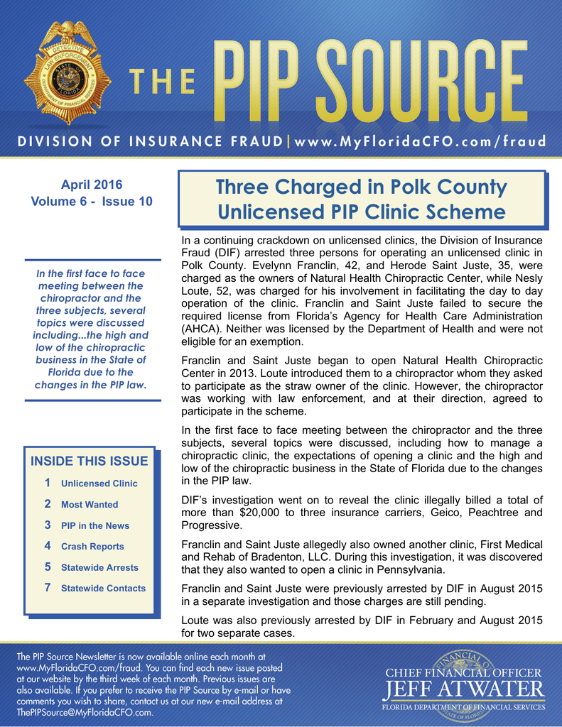 Polk arrest document for April 12, 2015