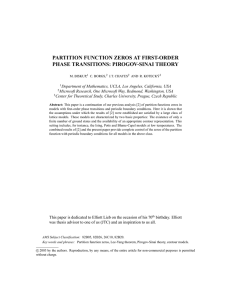 PARTITION FUNCTION ZEROS AT FIRST-ORDER PHASE TRANSITIONS: PIROGOV-SINAI THEORY