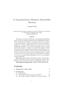 A Nonperturbative Eliasson’s Reducibility Theorem Joaquim Puig