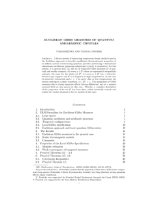 EUCLIDEAN GIBBS MEASURES OF QUANTUM ANHARMONIC CRYSTALS