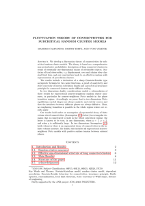 FLUCTUATION THEORY OF CONNECTIVITIES FOR SUBCRITICAL RANDOM CLUSTER MODELS