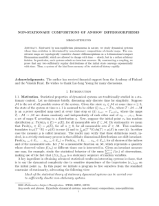 NON-STATIONARY COMPOSITIONS OF ANOSOV DIFFEOMORPHISMS