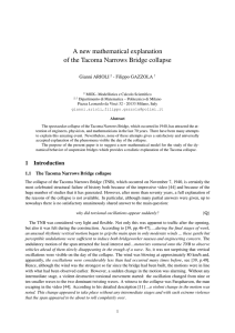 A new mathematical explanation of the Tacoma Narrows Bridge collapse Gianni ARIOLI