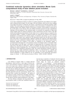 Combined molecular dynamics–direct simulation Monte Carlo