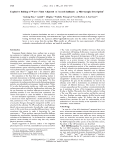 Explosive Boiling of Water Films Adjacent to Heated Surfaces: A... Yusheng Dou, Leonid V. Zhigilei, Nicholas Winograd,