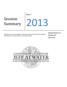 2013 Session Summary May 3