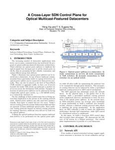 A Cross-Layer SDN Control Plane for Optical Multicast-Featured Datacenters